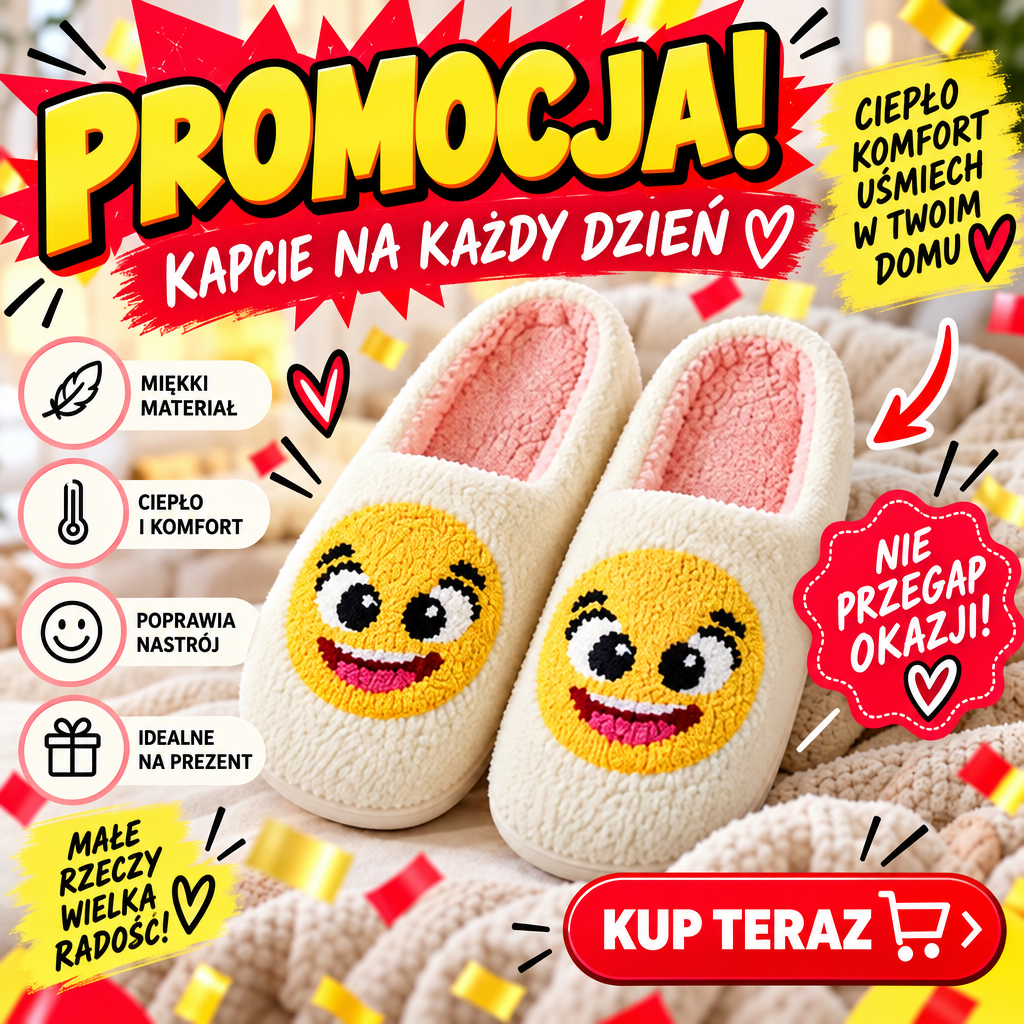 Miękkie i ciepłe kapcie + skarpetki gratis!