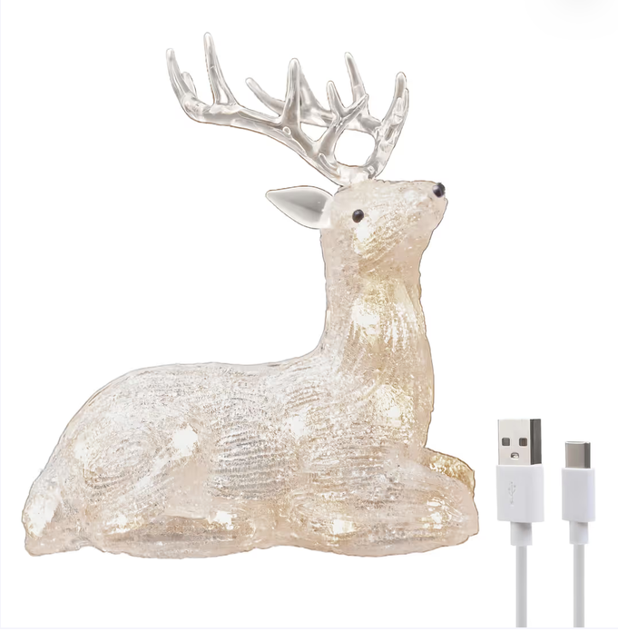 Figurka renifer LED